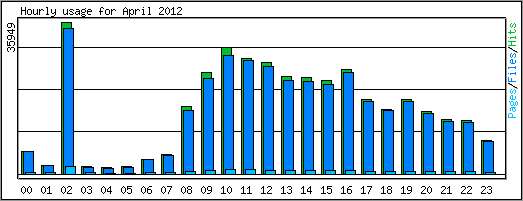 Hourly usage