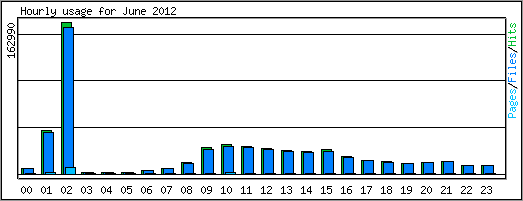 Hourly usage