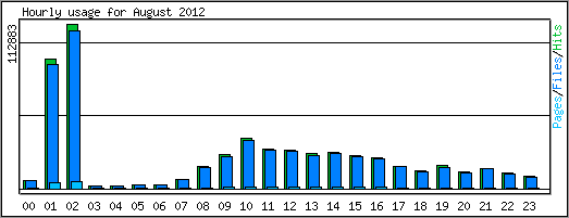 Hourly usage