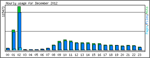 Hourly usage