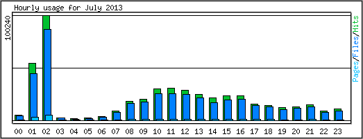 Hourly usage