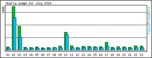 Hourly usage